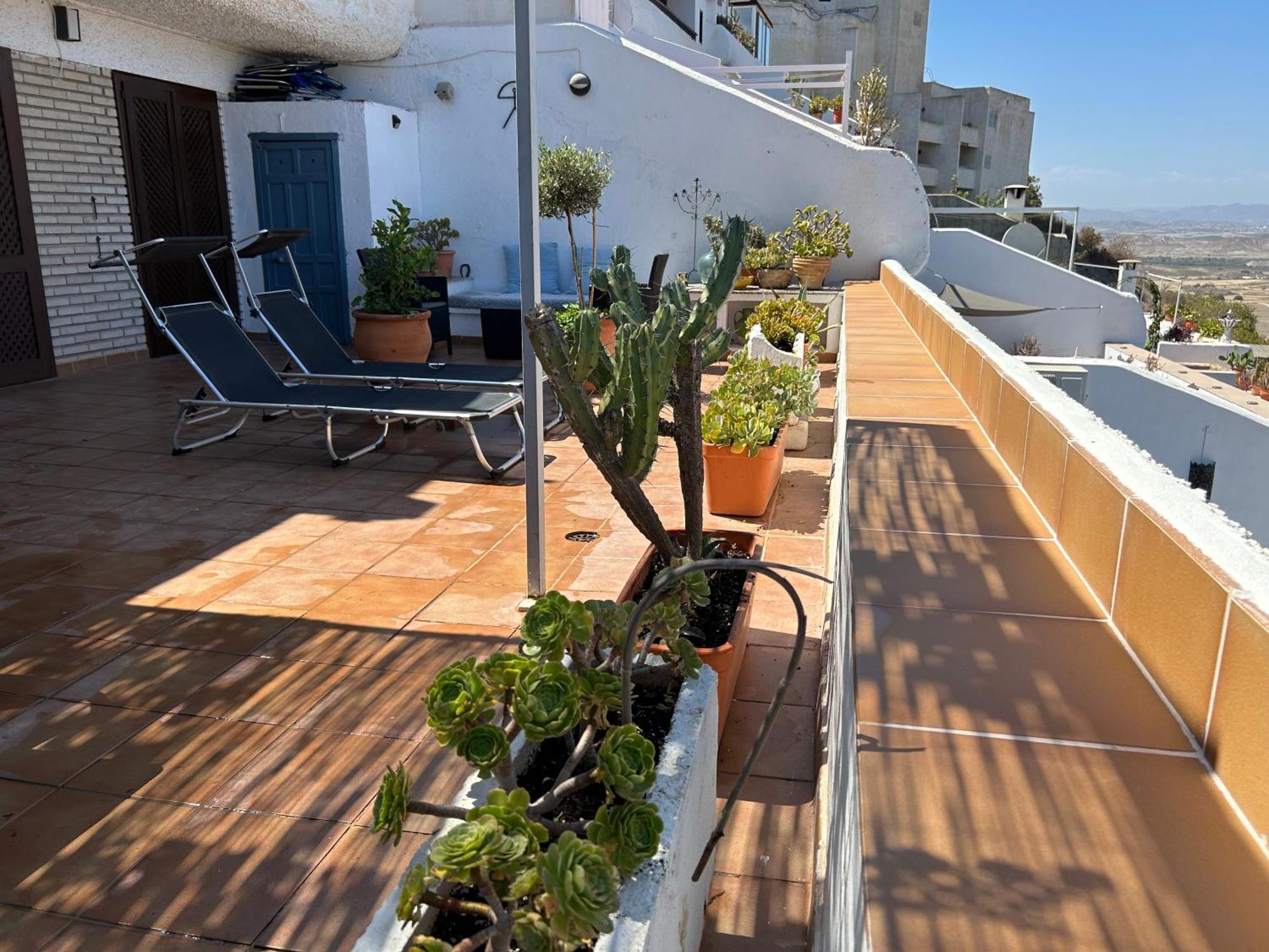 Apartment With A Great Terrace, Sea And Land Views Mojacar Ngoại thất bức ảnh
