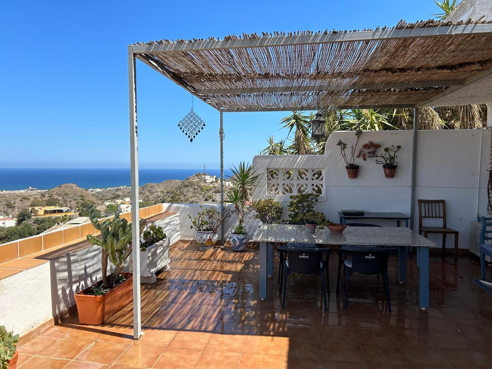 Apartment With A Great Terrace, Sea And Land Views Mojacar Ngoại thất bức ảnh