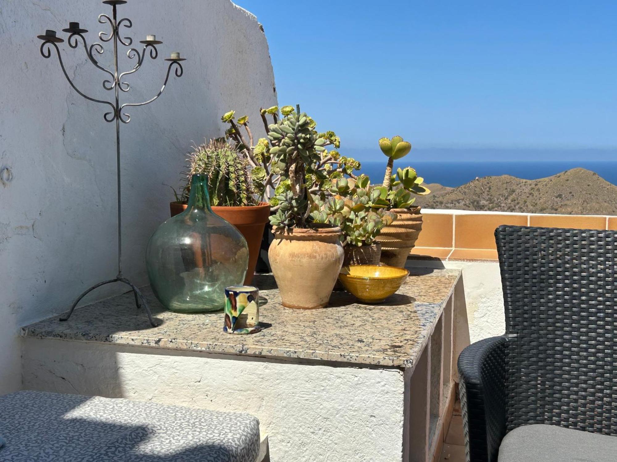Apartment With A Great Terrace, Sea And Land Views Mojacar Ngoại thất bức ảnh