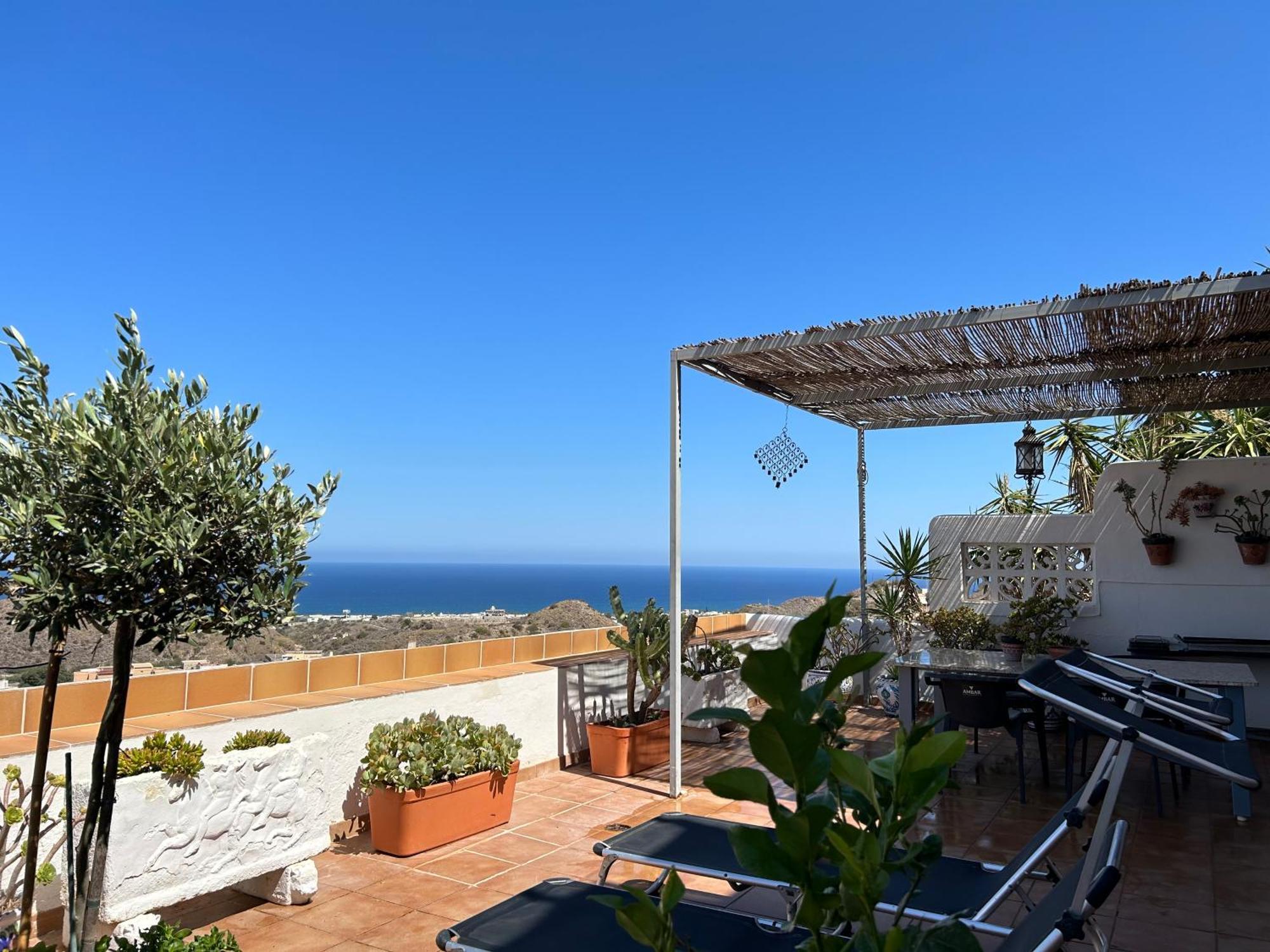 Apartment With A Great Terrace, Sea And Land Views Mojacar Ngoại thất bức ảnh
